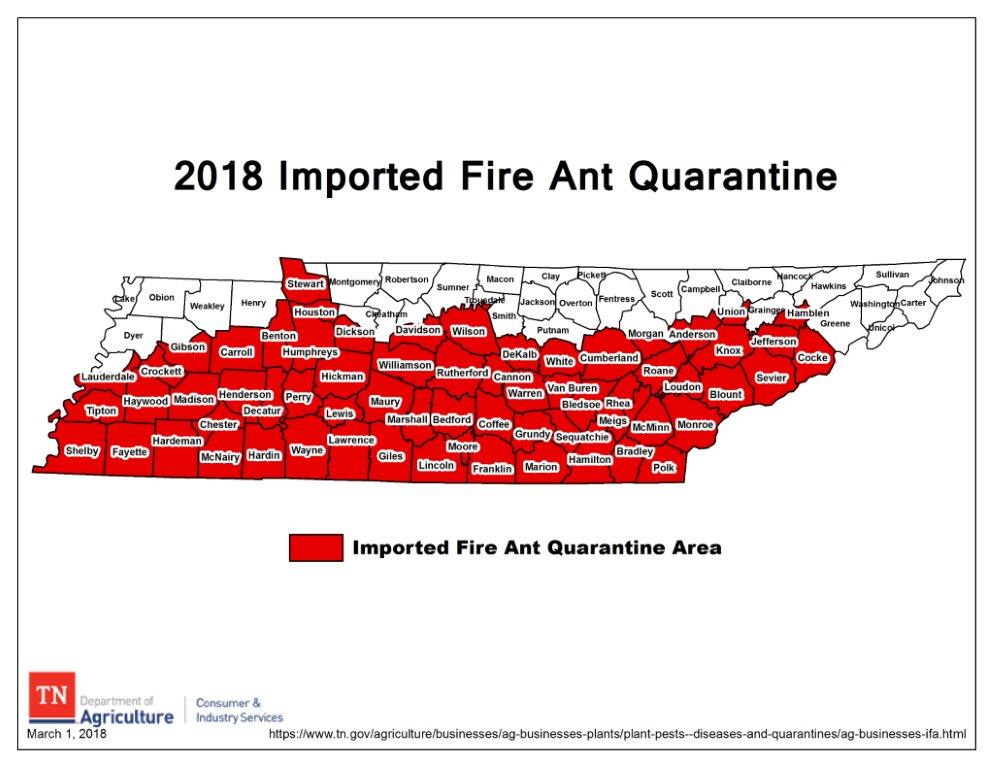 2018 IFA Quarantine Map